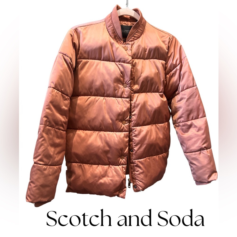 Scotch & Soda Women’s Bomber Puffer Jacket 🧥